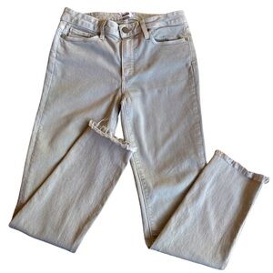PAIGE Hoxton Ankle Peg Gray Jeans Size 28 Stretch Denim